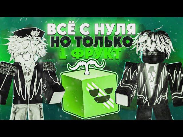 ВСЁ С НУЛЯ НО С ОДНИМ ФРУКТОМ В БЛОКС ФРУТС / BLOX FRUIT