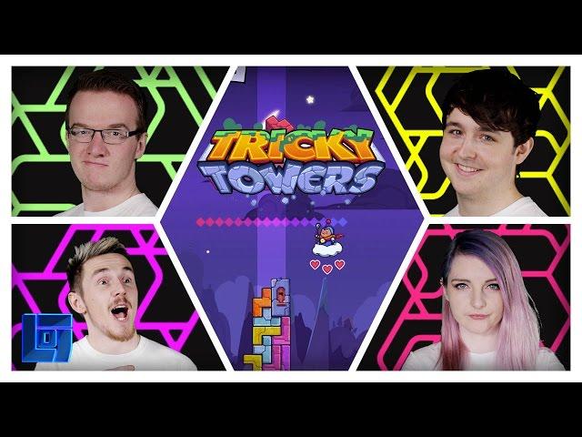 Tricky Towers Showdown! | w/ LDShadowLady, Syndicate, MiniLadd and SmallishBeans | Legends of Gaming