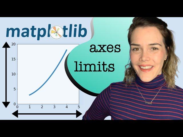 How to change the axes limits of a matplotlib figure || Matplotlib Tips