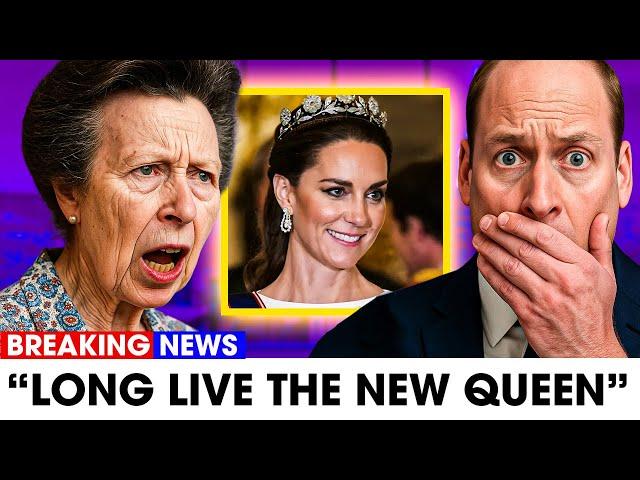 William & King Charles SPEECHLESS As Princess Anne Reveals Queen's Important Message About Kate