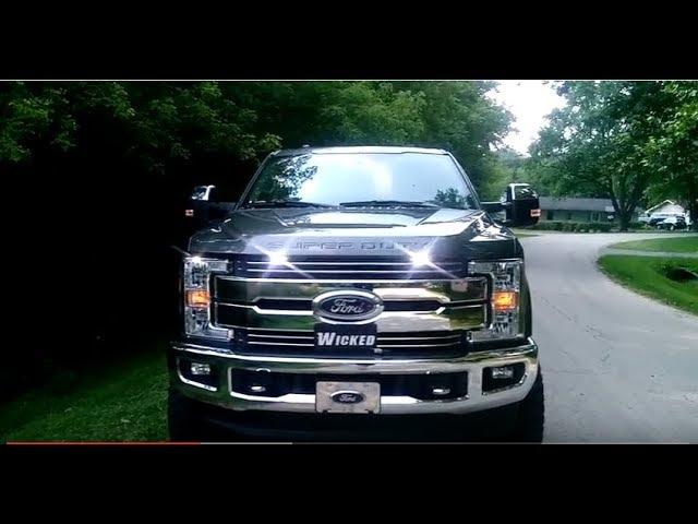 2017 Ford F-250 emergency strobe KIT by Wicked Warnings, AVAILABLE IN MULTIPLE COLORS.