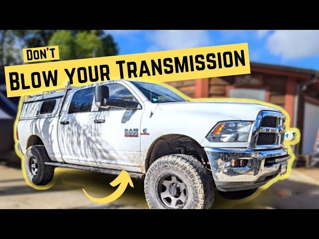 Ram Transmission Fluid Change (68RFE TRANSMISSION)