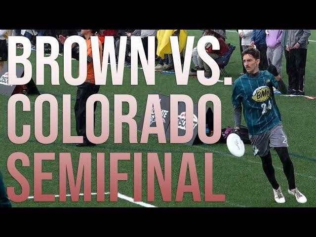 Colorado vs. Brown | Men's Semifinal | 2024 D-I College Championships