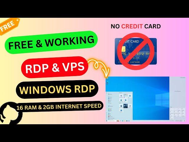 Get Github RDP In 2024, How to Create Windows RDP/VPS legally