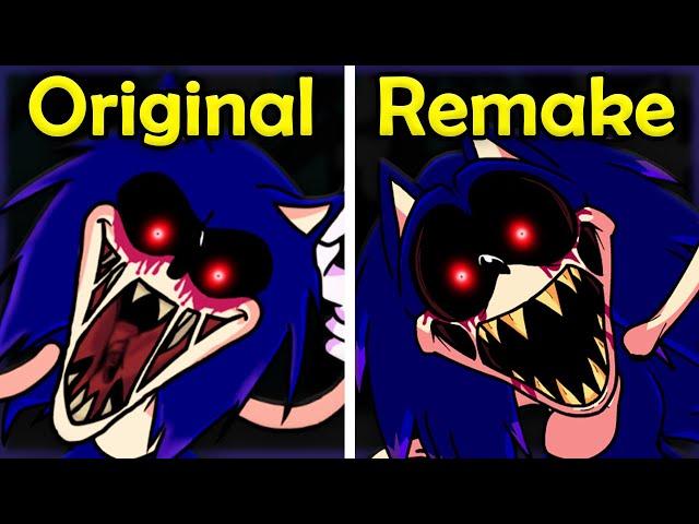 SONIC.EXE: Original VS Redone | FNF Mods