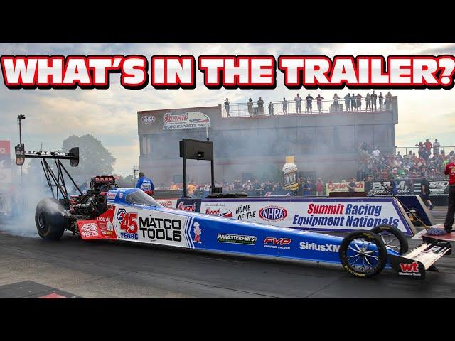 A Tour Of Antron Brown's Top Fuel Dragster Trailer