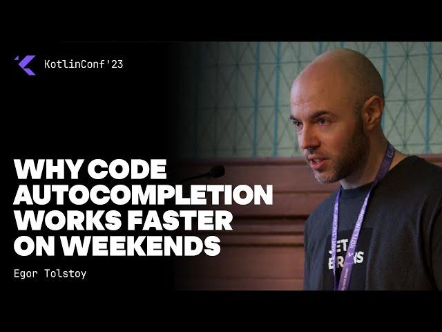 Why code autocompletion works faster on weekends by Egor Tolstoy