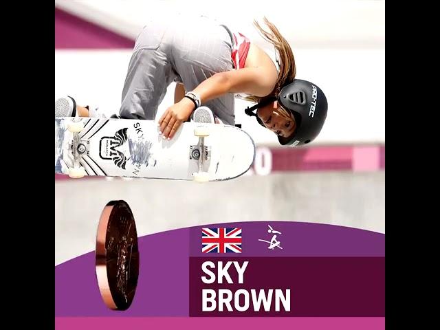 Sky Brown, Great Britain's youngest ever Summer Olympian, wins bronze at her debut Olympic Games