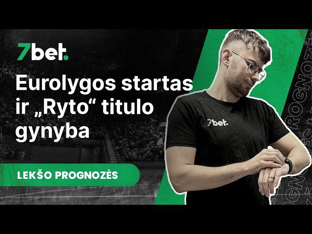 Lekšo prognozės: Eurolygos startas ir „Ryto“ titulo gynyba