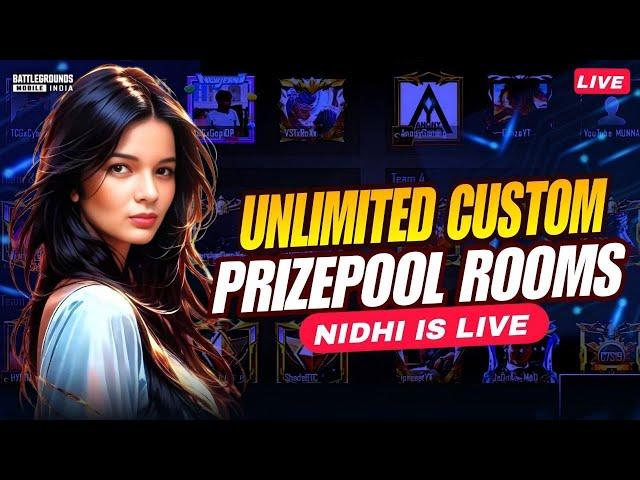 FACECAM BGMI CUSTOM ROOMS | TEAM CODE | PRICEPOOL | BGMI |#shortvideo #girlgamer #bgmi #shorts