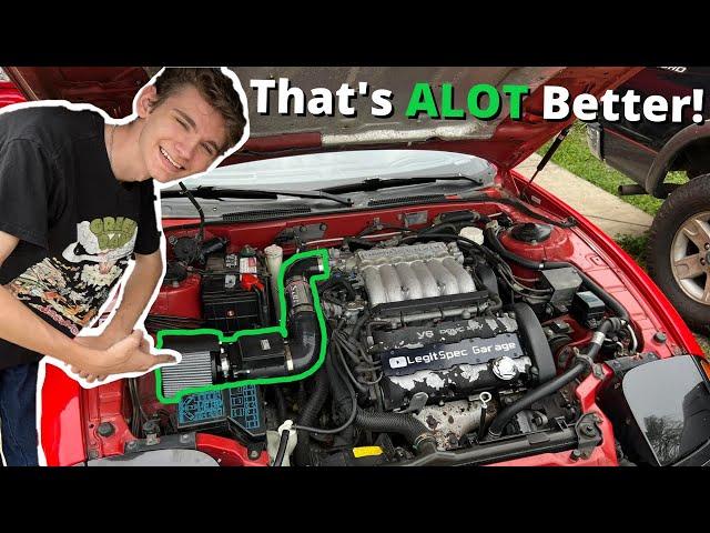 First performance mod to my Dodge Stealth R/T - HPS Cold Air Intake Install!