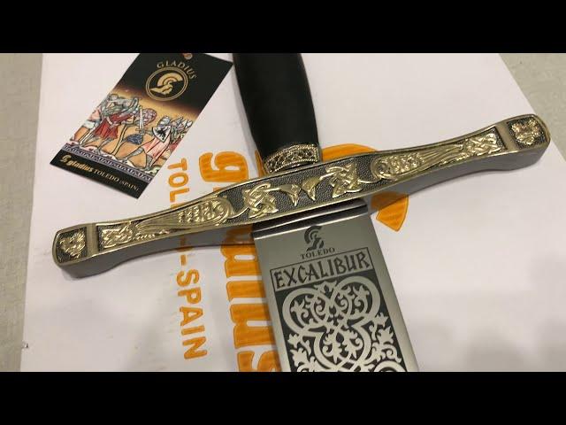 Меч Эскалибур Короля Артура, Excalibur Sword gold Art Gladius AG203