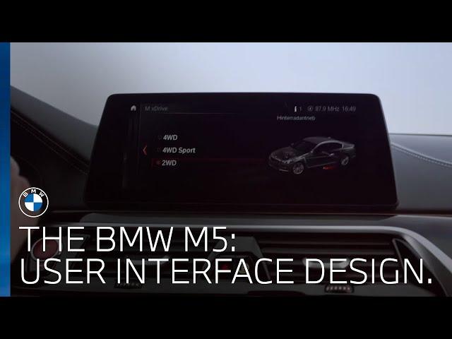 BMW UK | The BMW M5 | User Interface Design.