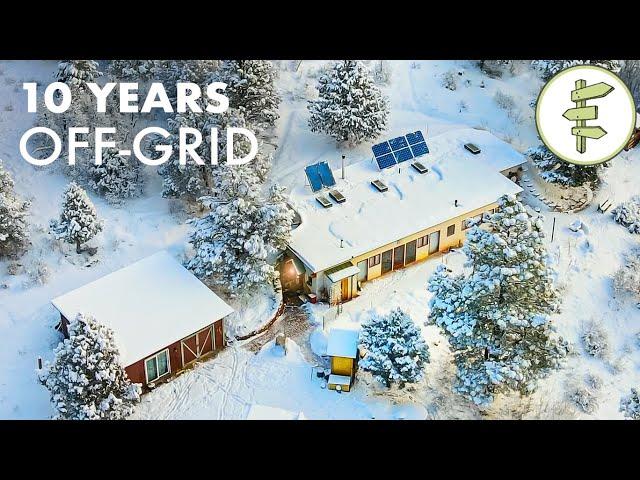 Living Off Grid in an Earthship-Style Passive Solar Home for 10 Years + Full Tour