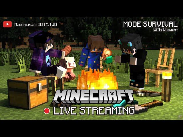  PLAY MINECRAFT | WITH VIEWER | NEW WORLD SURVIVAL