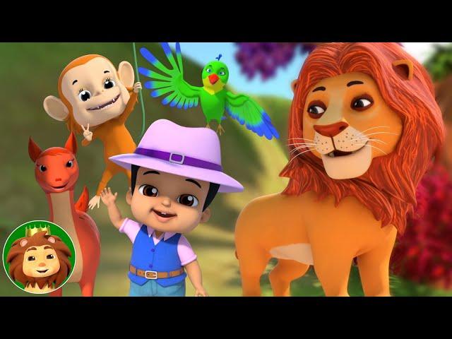 Ghan Ghor Jungle, घन घोर जंगल, Hindi Nursery Rhyme for Kids