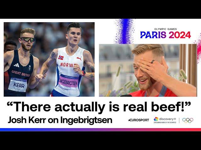 "We don't like each other" - Josh Kerr on Jakob Ingebrigtsen  | #Paris2024 #Olympics