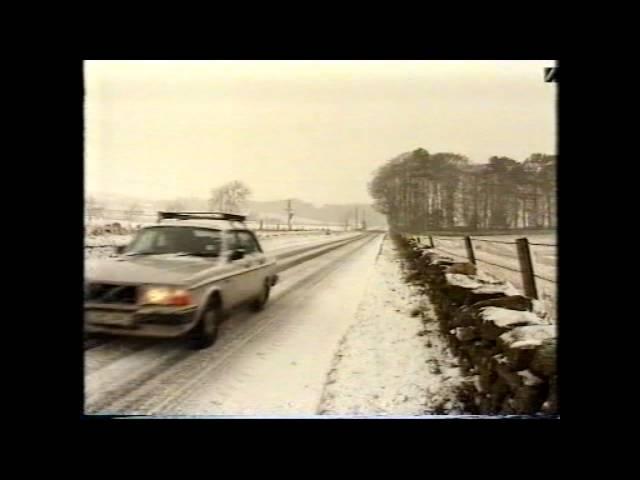 BBC News of Boxing Day 1995 on the snowfalls and blizzards