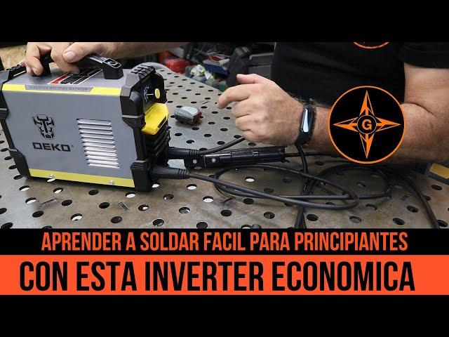 ‍ APRENDE A SOLDAR CON ELECTRODO MUY FACIL Y ECONOMICO CON ESTA SOLDADORA DE DEKO / GINESSOT