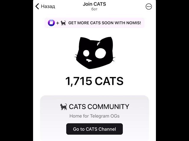 ПРОЕКТ CATS FREE DROP $$$