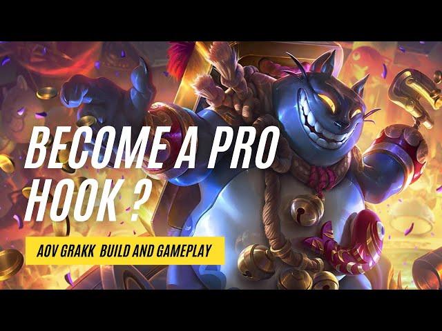 AOV | Grakk GamePlay and Build, tobe a Pro HOOK - Arena of Valor