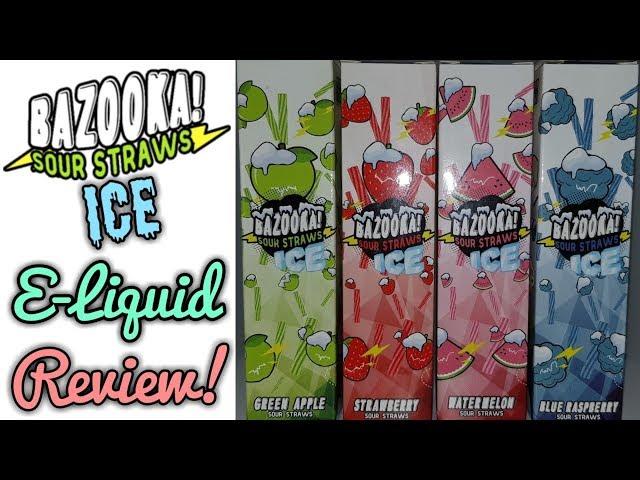 ICE ICE ICE - Bazooka Sour Straws Ice Review!