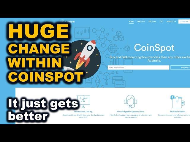 Big change on biggest crypto platform ‐ CoinSpot