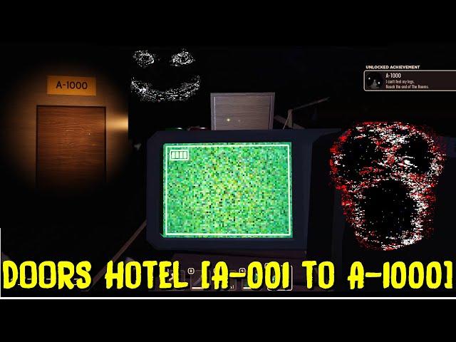 DOORS: Hotel New Update: The Rooms  [A-001 to A-1000] + TABLET Walkthroug Gameplay [FULL RUN]