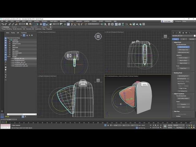 3ds Max Getting Started - Lesson 07 - Pivot Points