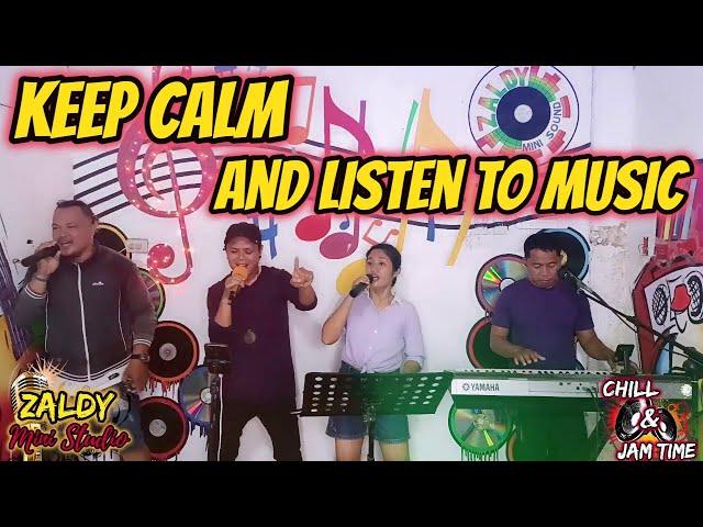 KEEP CALM AND LISTEN TO MUSIC - RAMBO, RANDY, ANN, & DAN JAM AT ZALDY MINI STUDIO