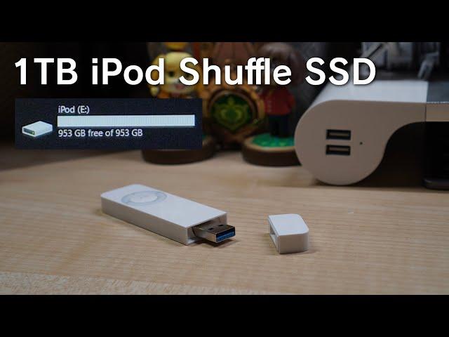 I turned a dead iPod Shuffle into a 1TB NVMe SSD