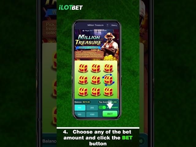 How to Play Million Treasure on iLOT BET | Win Up to 10,000,000 Naira Instantly!