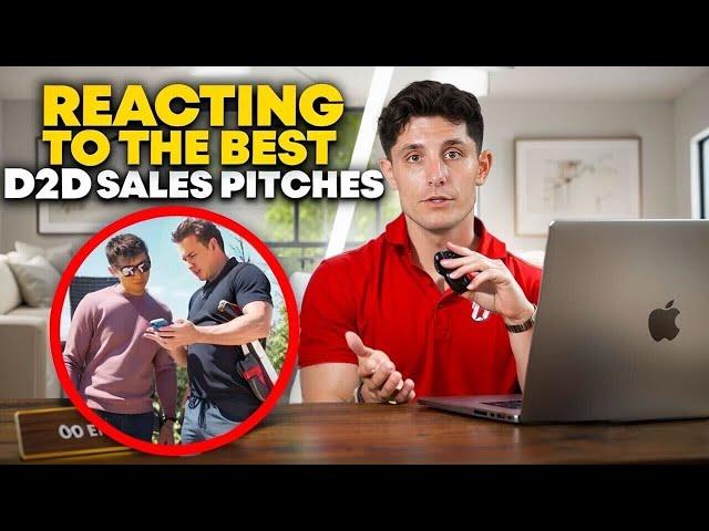 Reacting to (BEST) Door To Door Sales Pitches 