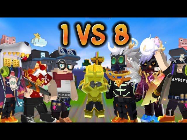 1 Noob Vs 8 Legends...