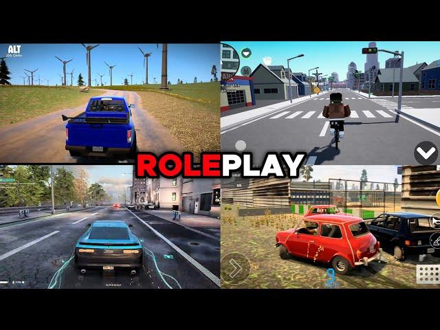 TOP 6 Best Open World ROLE PLAY Games like GTA 5 Online for Android • High Graphics Games