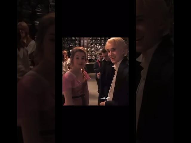 They look so cute together ️ | feltson |  #harrypotter #dramione #dracomalfoy #hermione