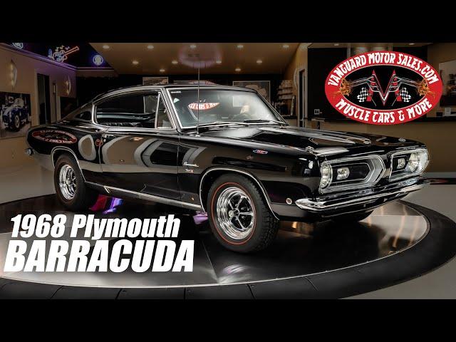 1968 Plymouth Barracuda Restomod For Sale Vanguard Motor Sales #2819