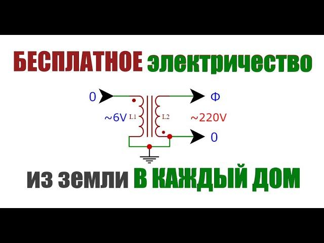 Бесплатное электричество из земли для дома своими руками