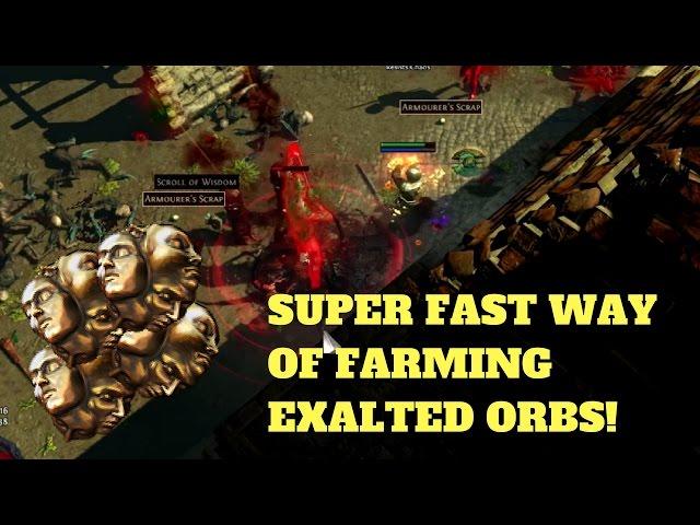 Exalted Orbs Farming in POE Method 1: Gettings Tons of Exalted Orbs by Farming Arsenal Map