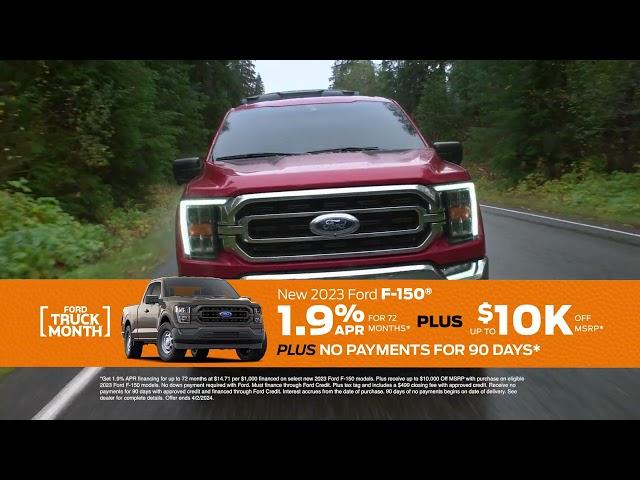 D&D Motors - March 2024 Ford F150 Offer