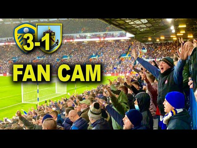 92nd MINUTE CARNAGE AT ELLAND ROAD  Leeds 3-1 Burnley Fan Cam