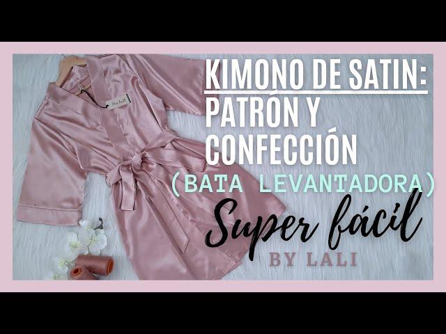 #6 COMO HACER KIMONO de seda|| bata LEVANTADORA|| SALIDA DE BAÑO|| patrón y confección|| MALALI DIY