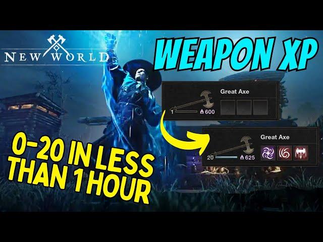 New World - FASTEST WAY TO LVL YOUR WEAPONS - 2023