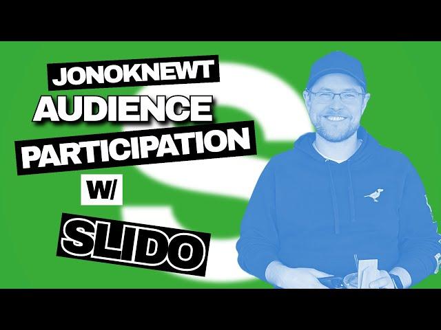 SLIDO Overview and Test Drive + SOS!