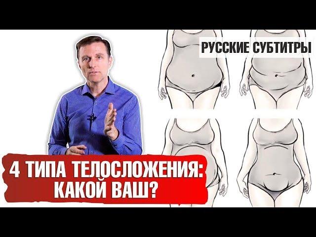 4 типа телосложения: КАКОЙ ВАШ? (русские субтитры)