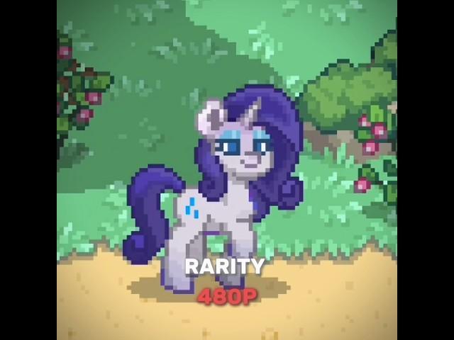 RARITY 480P TO 4K - PONY TOWN #ponytown #mylittlepony #rarity #edit