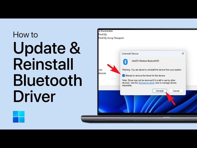 How To Update & Reinstall Bluetooth Drivers on Windows 11