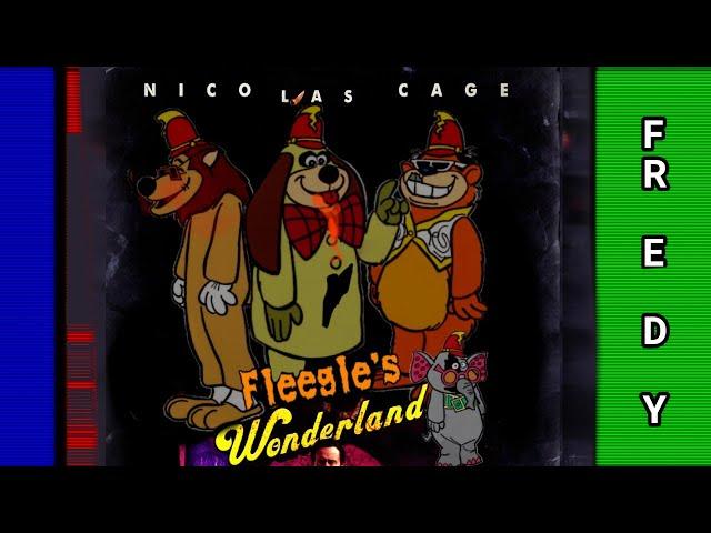 Willys Wonderland cover with banana splits movie but its animated