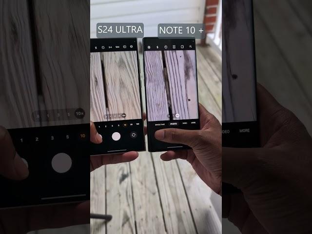 Samsung Galaxy Note 10 Plus VS S24 Ultra - 10x Camara Zoom Test