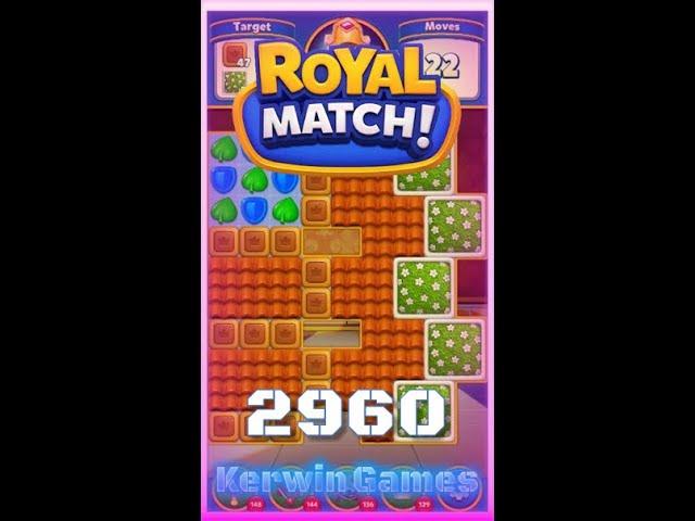 Royal Match Level 2960 - No Boosters Gameplay